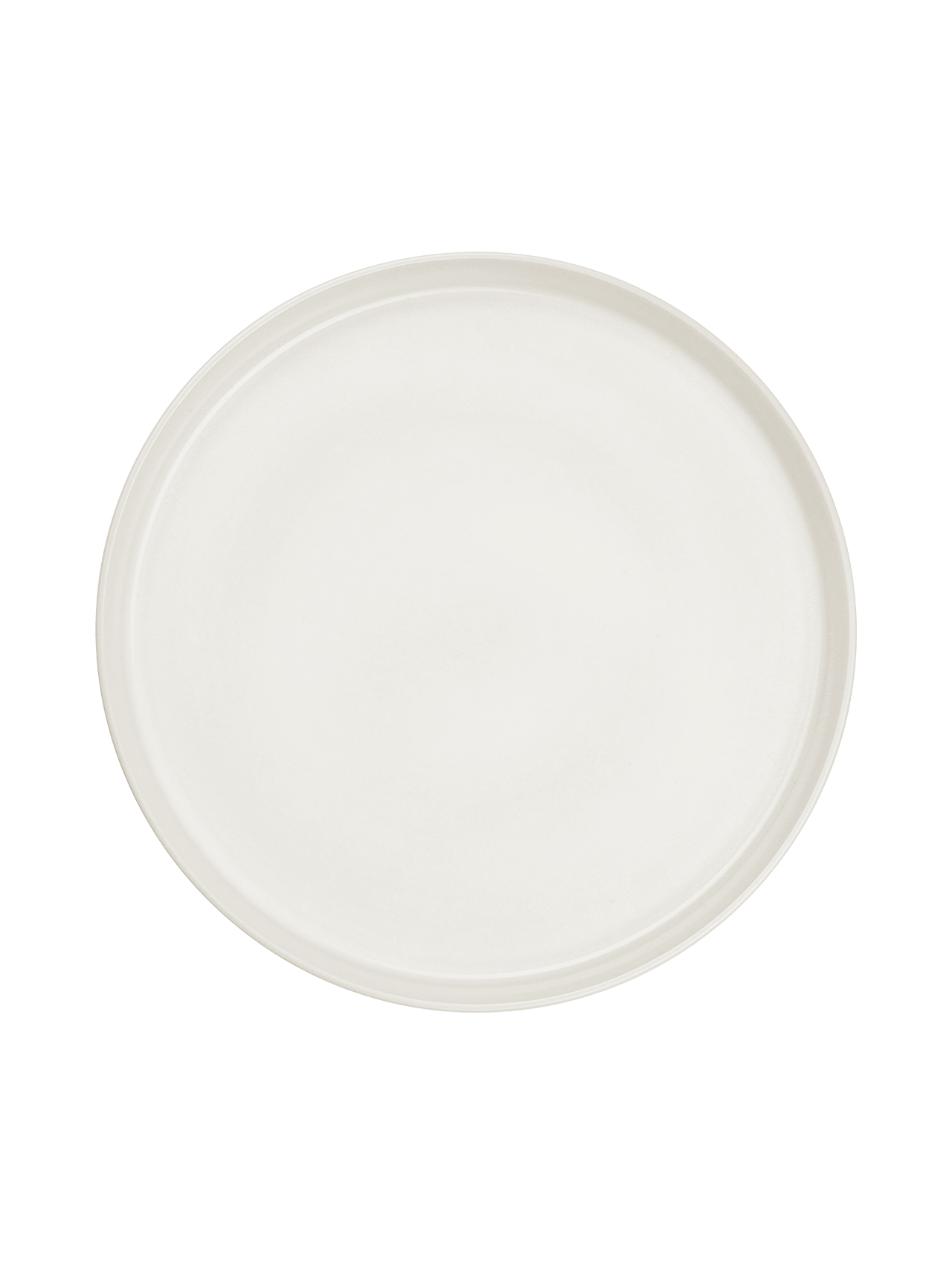 RE:GLAZE - Dessert plate, spotted white