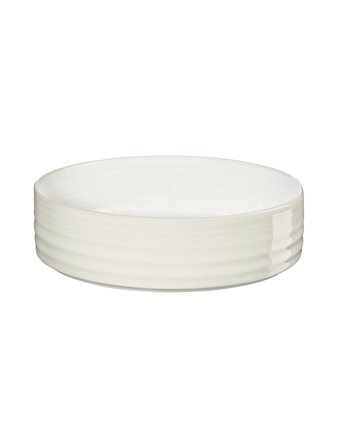 RE:GLAZE - Pasta bowl, spotted white