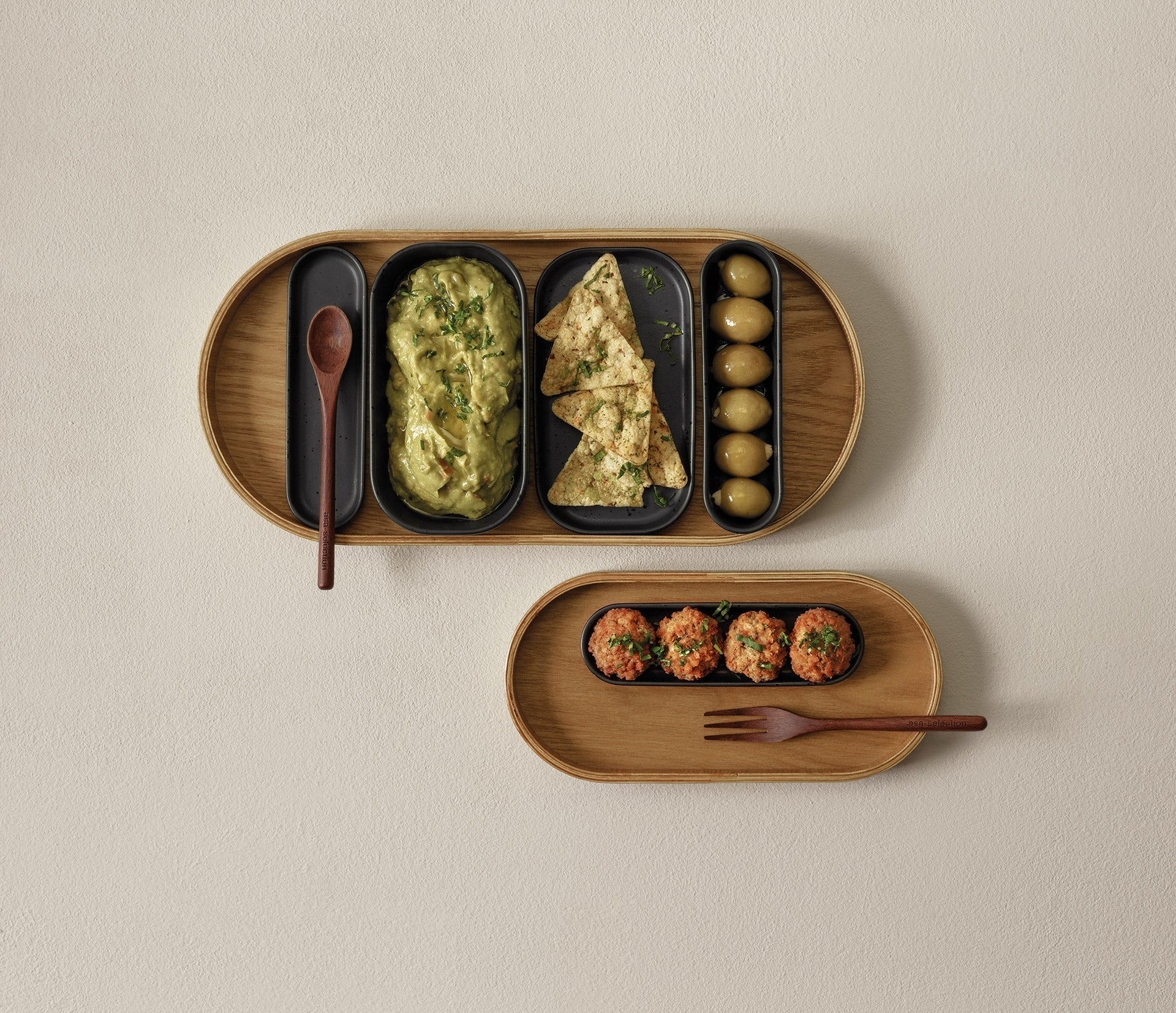 ASA Selection - wooden tray (L)