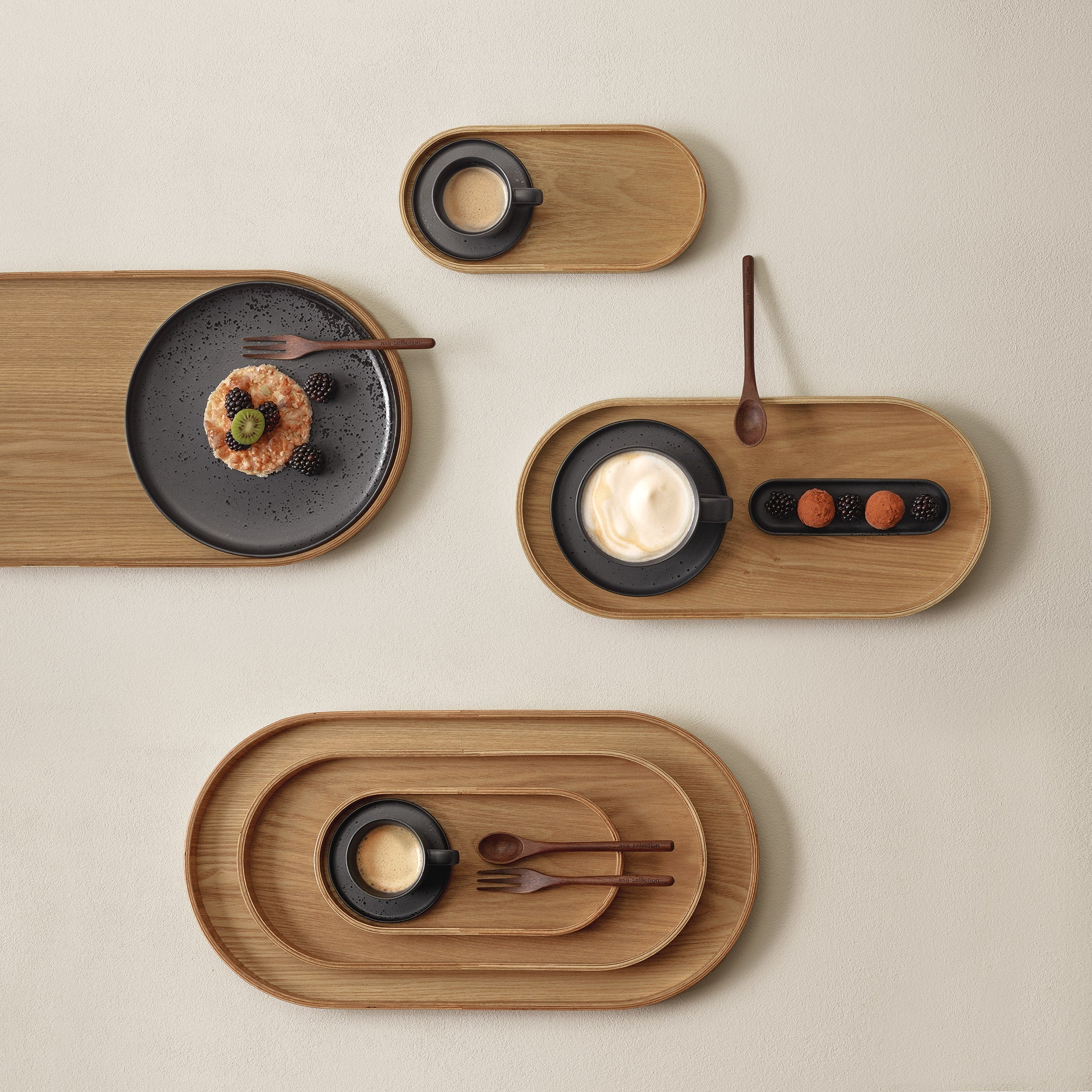 ASA Selection - wooden tray (L)