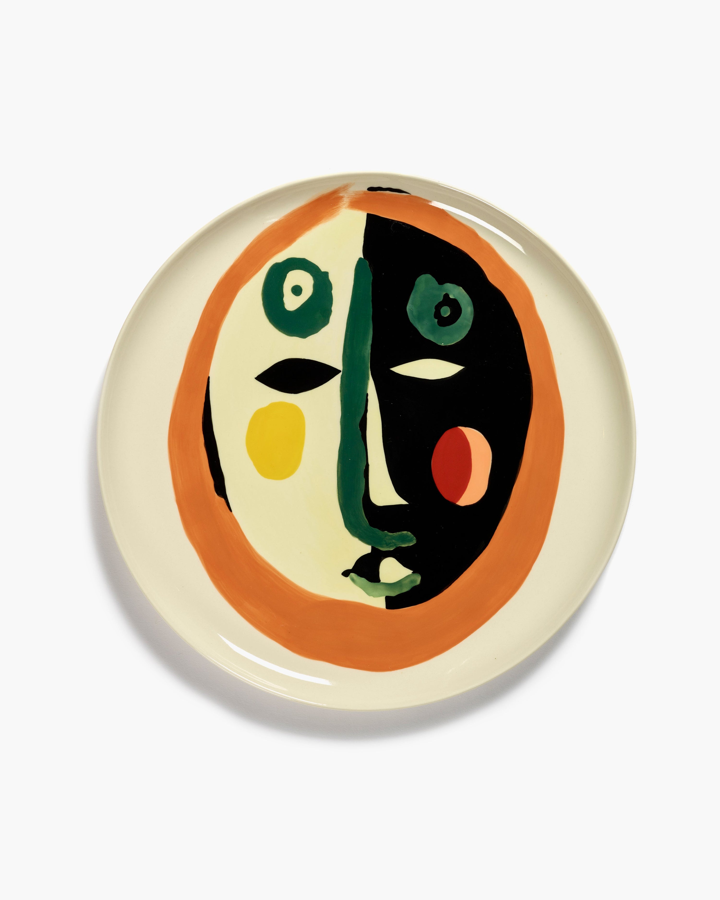 FEAST - serving plate with motif: face 1