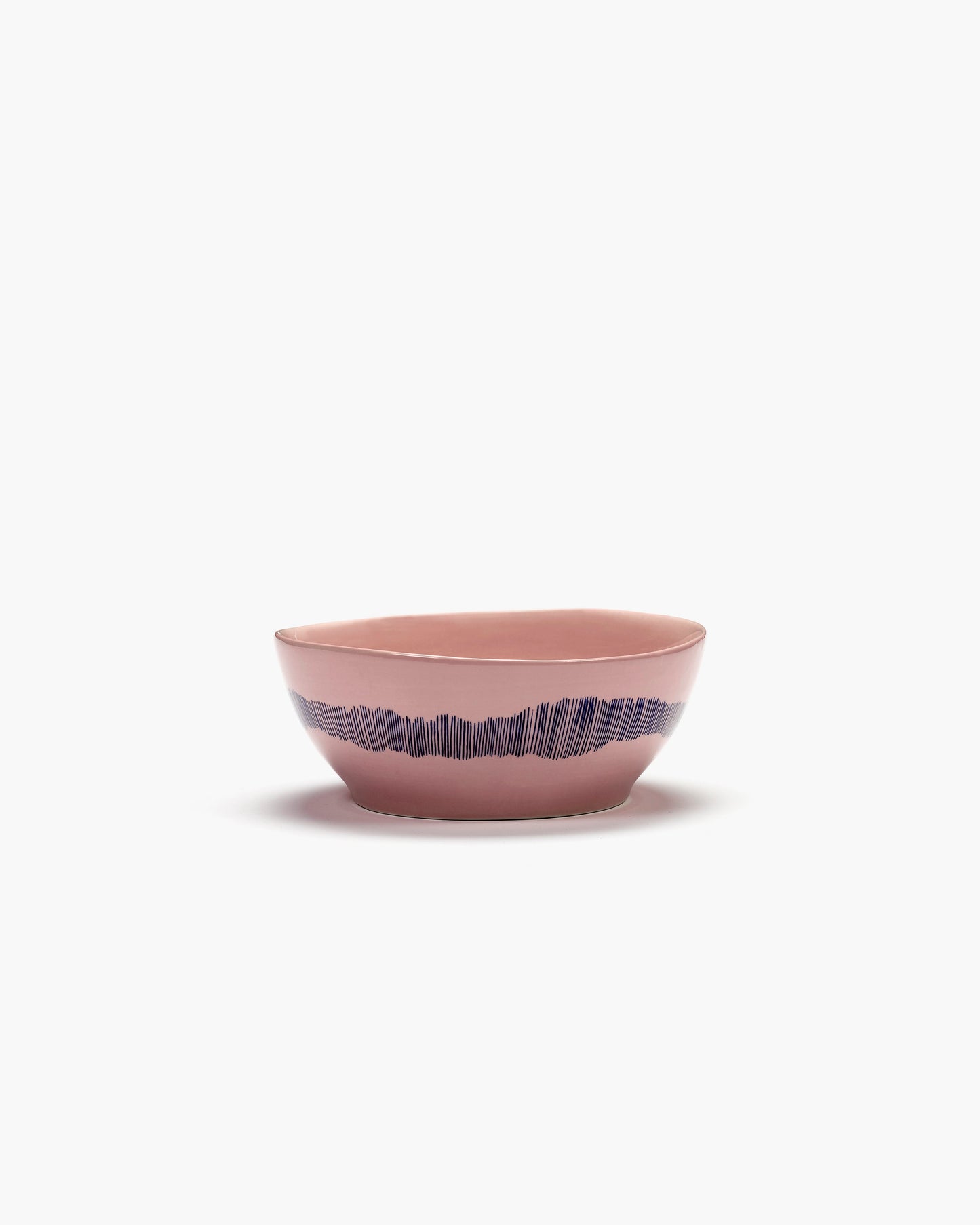 FEAST - Bowl (L) pink - blue stripes