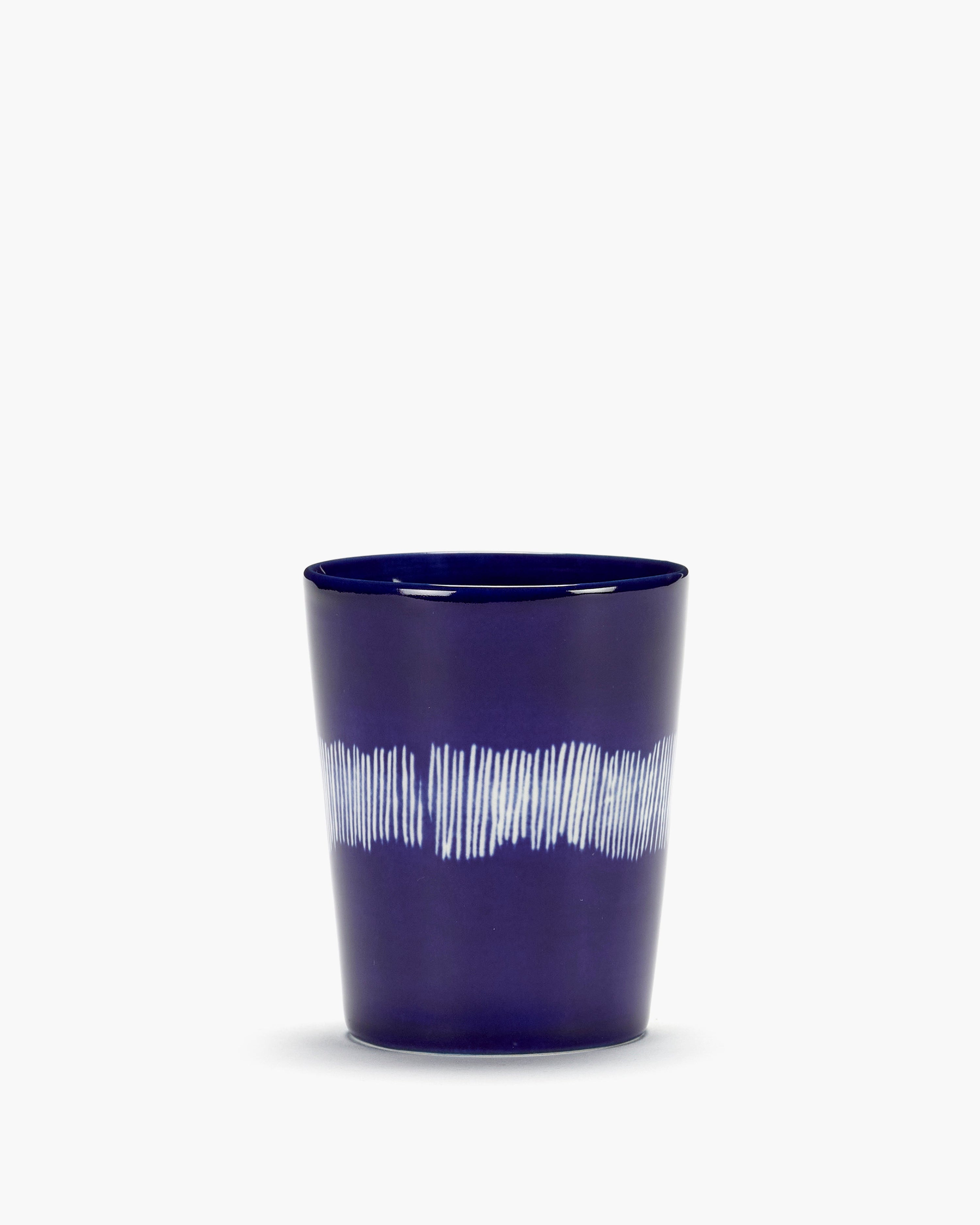 FEAST - tea mug dark blue - white stripes