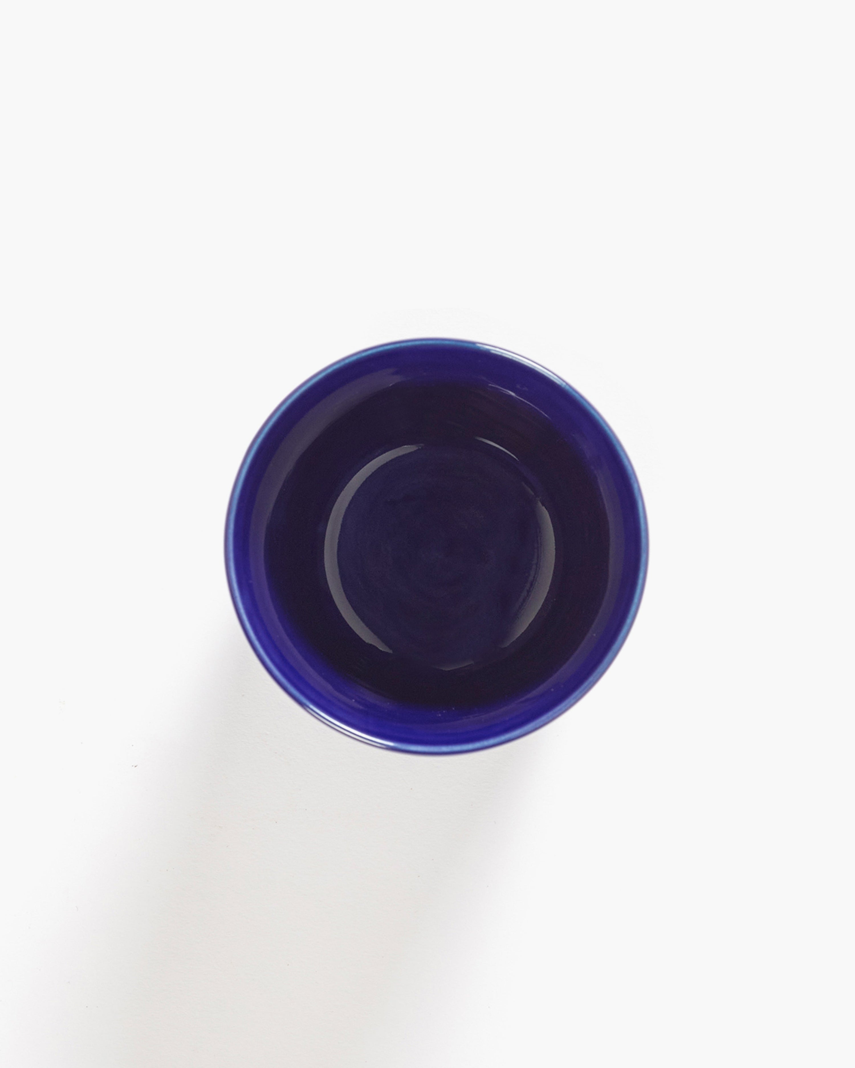 FEAST - tea mug dark blue - white stripes