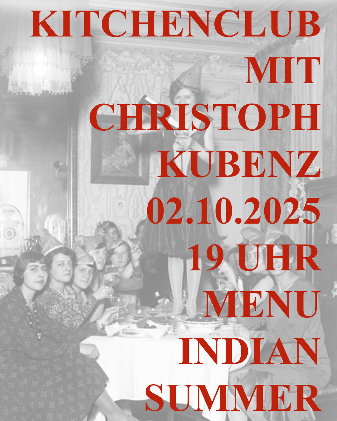 KMH STUDIO  - KITCHENCLUB - MIT CHRISTOPH KUBENZ  02/10/2025