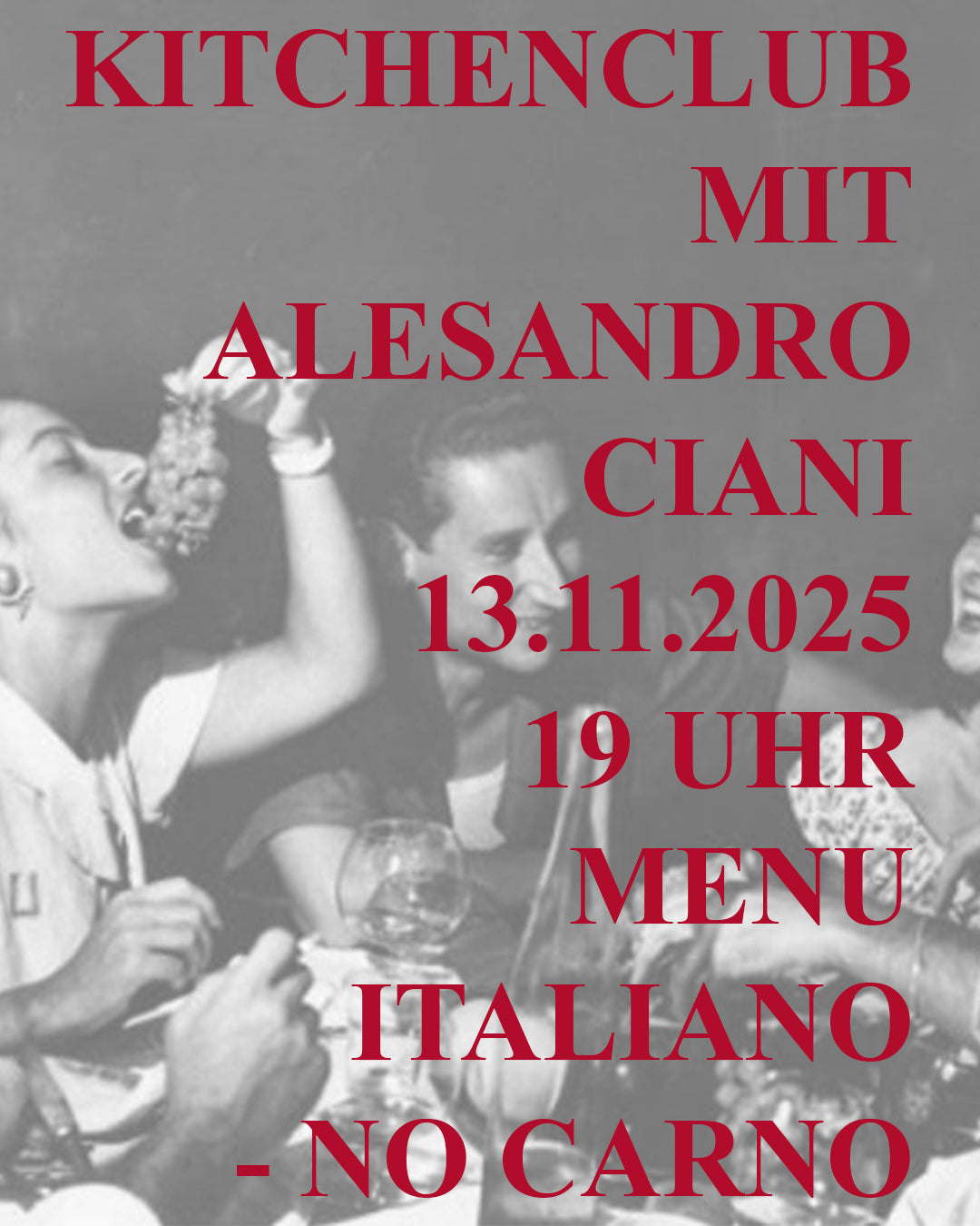 KMH STUDIO  - KITCHENCLUB - MIT ALESANDRO CIANI  13/11/2025