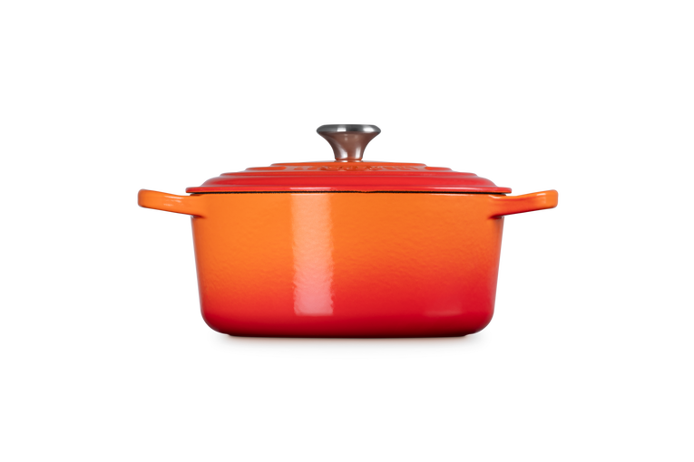 LE CREUSET - Runder Bräter aus Gusseisen