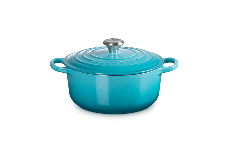 LE CREUSET - Runder Bräter aus Gusseisen