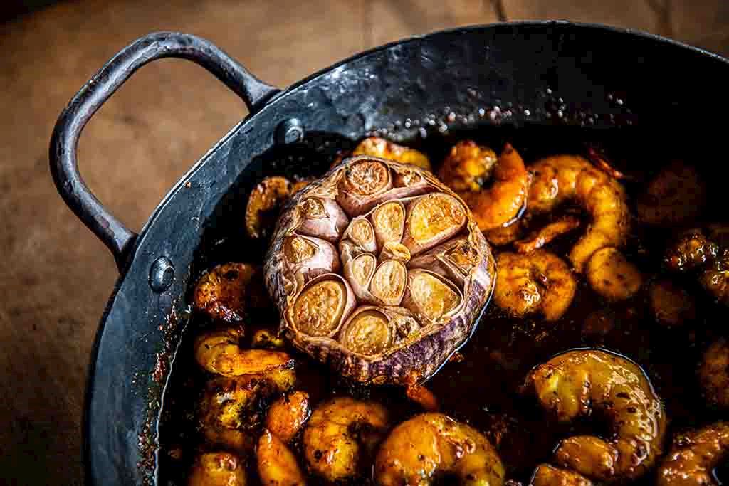 SDV FORGED BBQ STAHL GRILLPFANNE MIT HENKELN 28CM