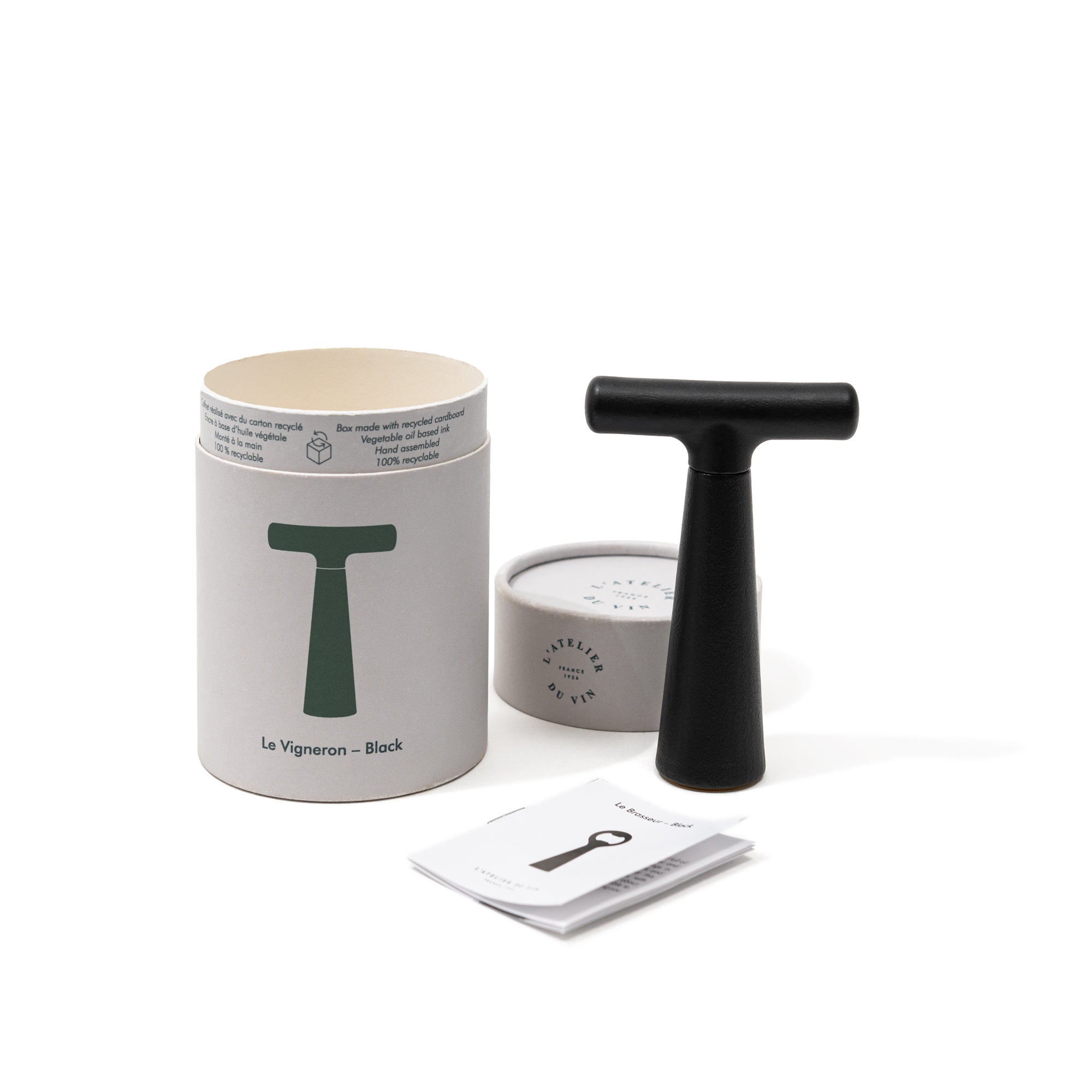 Le Vigneron – Black - T-Korkenzieher