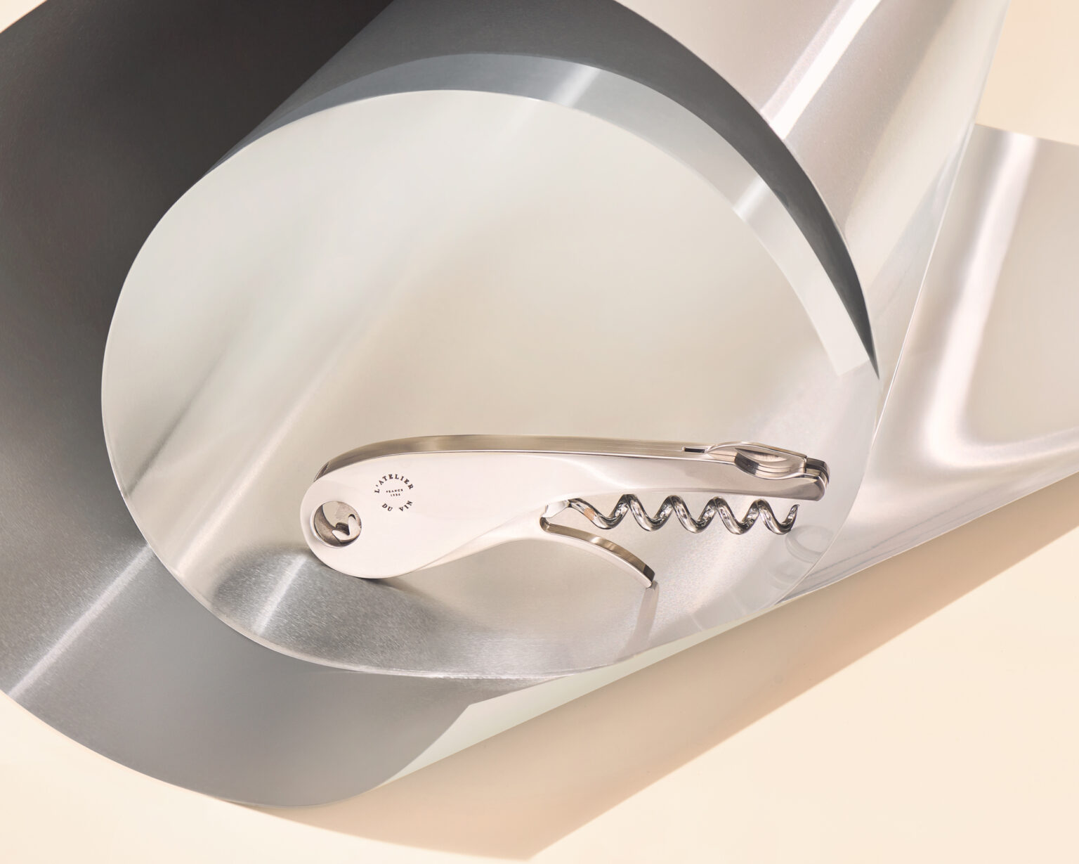 Soft Machine Silver - Kellnermesser aus poliertem Edelstahl