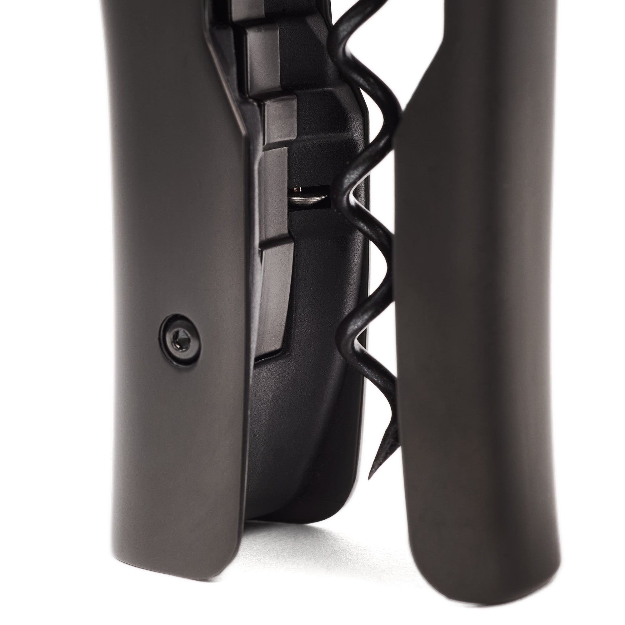 Oeno Motion Wood & Black - Hebelkorkenzieher mit Walnussholzgriff