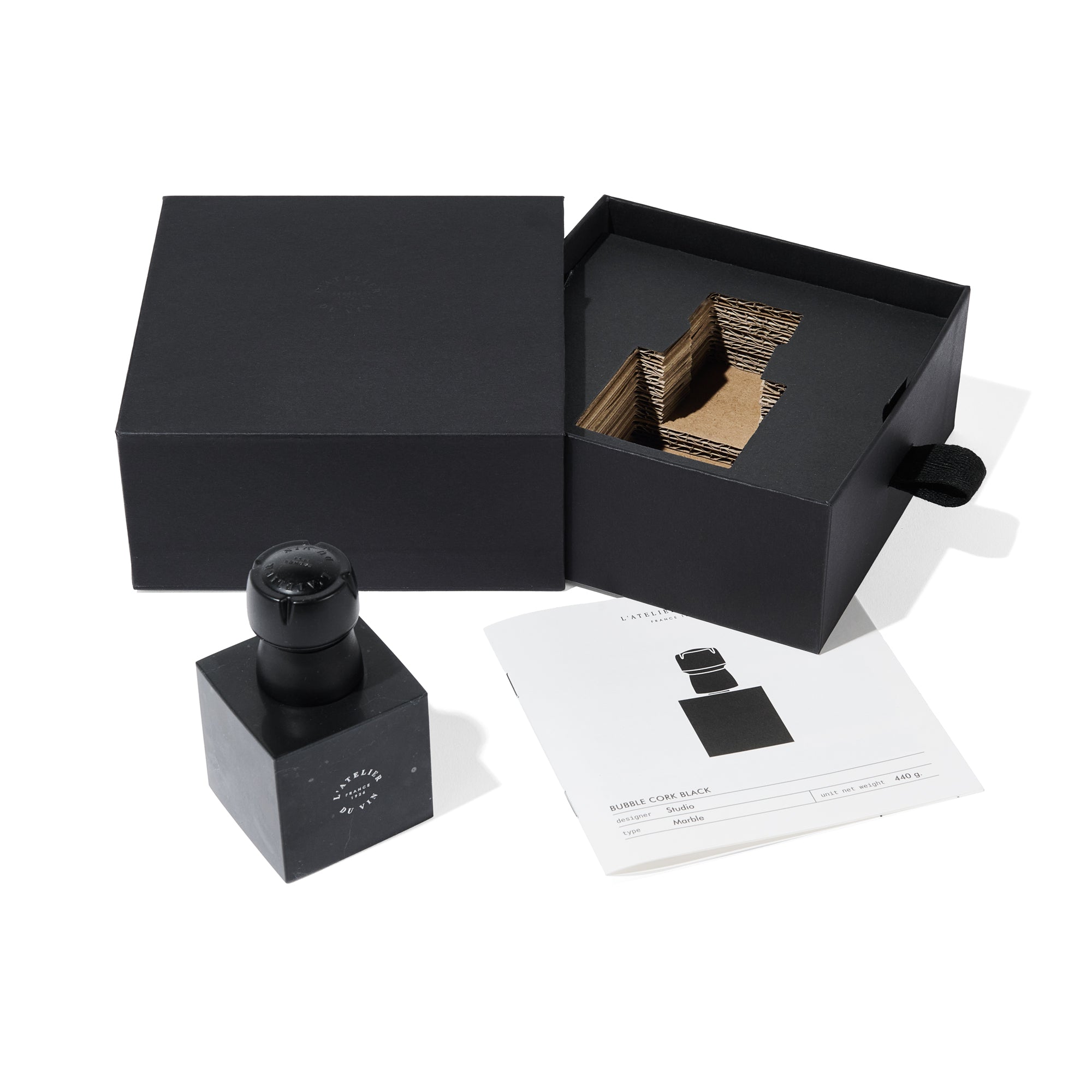 Bubble Cork – Black - Verschluss für Champagner, Prosecco und Sekt