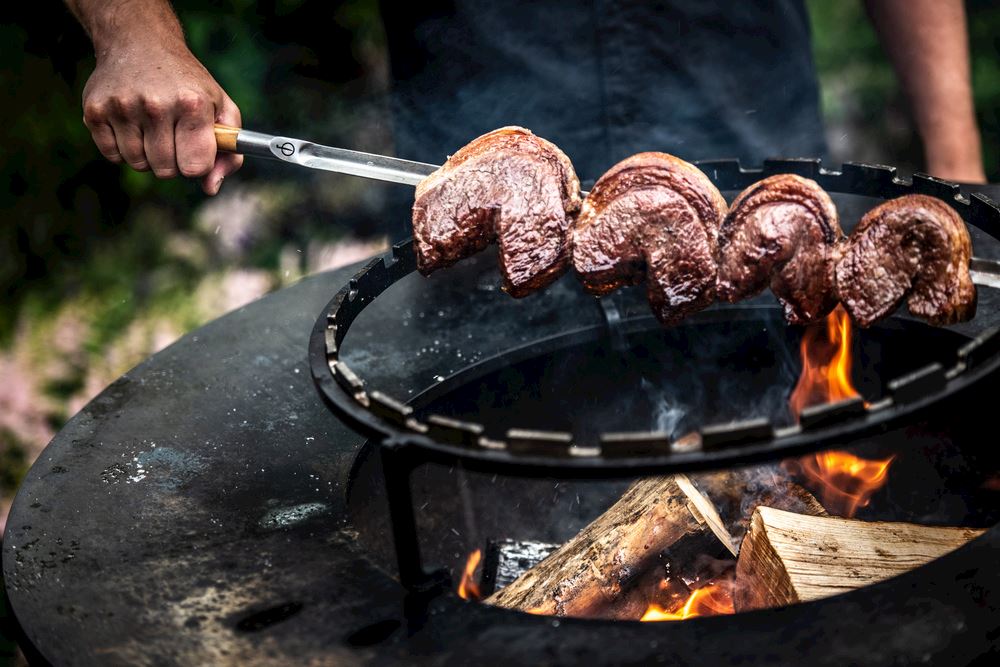 SDV FORGED BBQ CHURRASCO GRILLSPIESS V-FORM 50CM