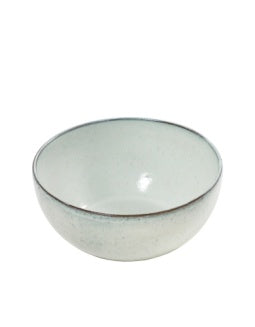 AQUA BLUE - Bowl (Off-White)