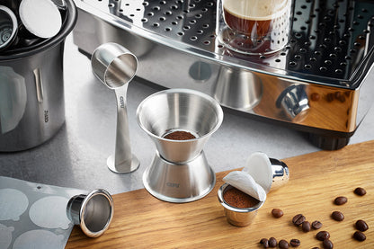 GEFU CONSCIO - Funnel and coffee measure set 