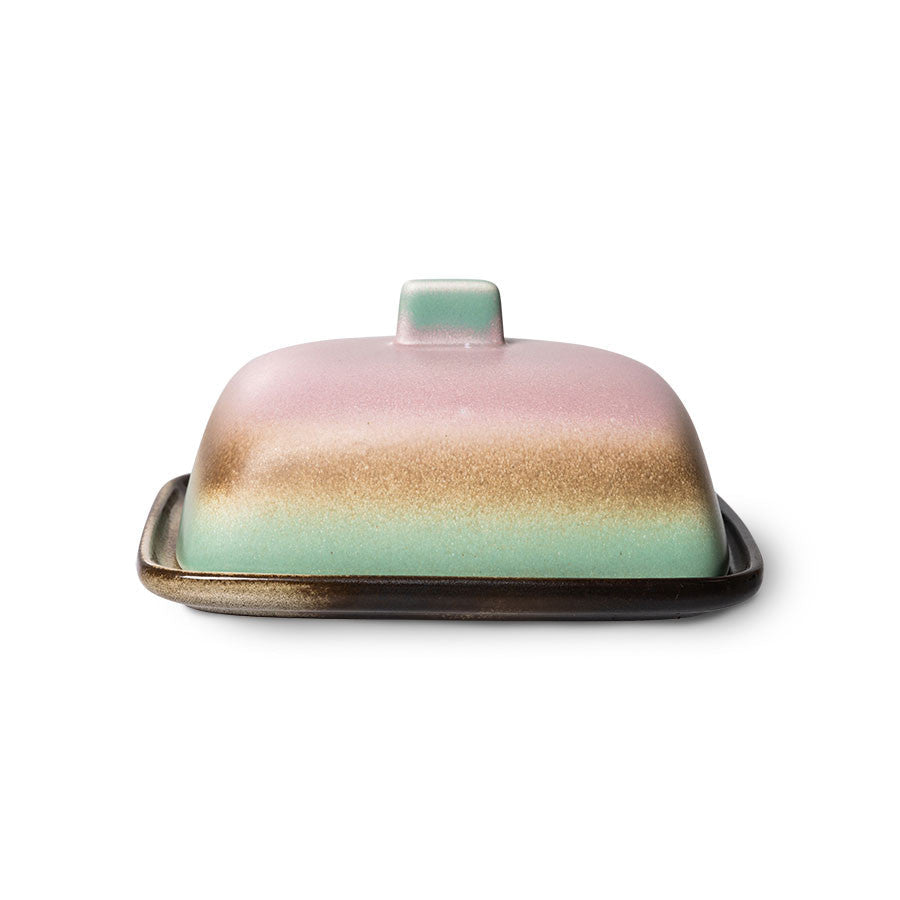 70s CERAMIC - butter dish Mercury 