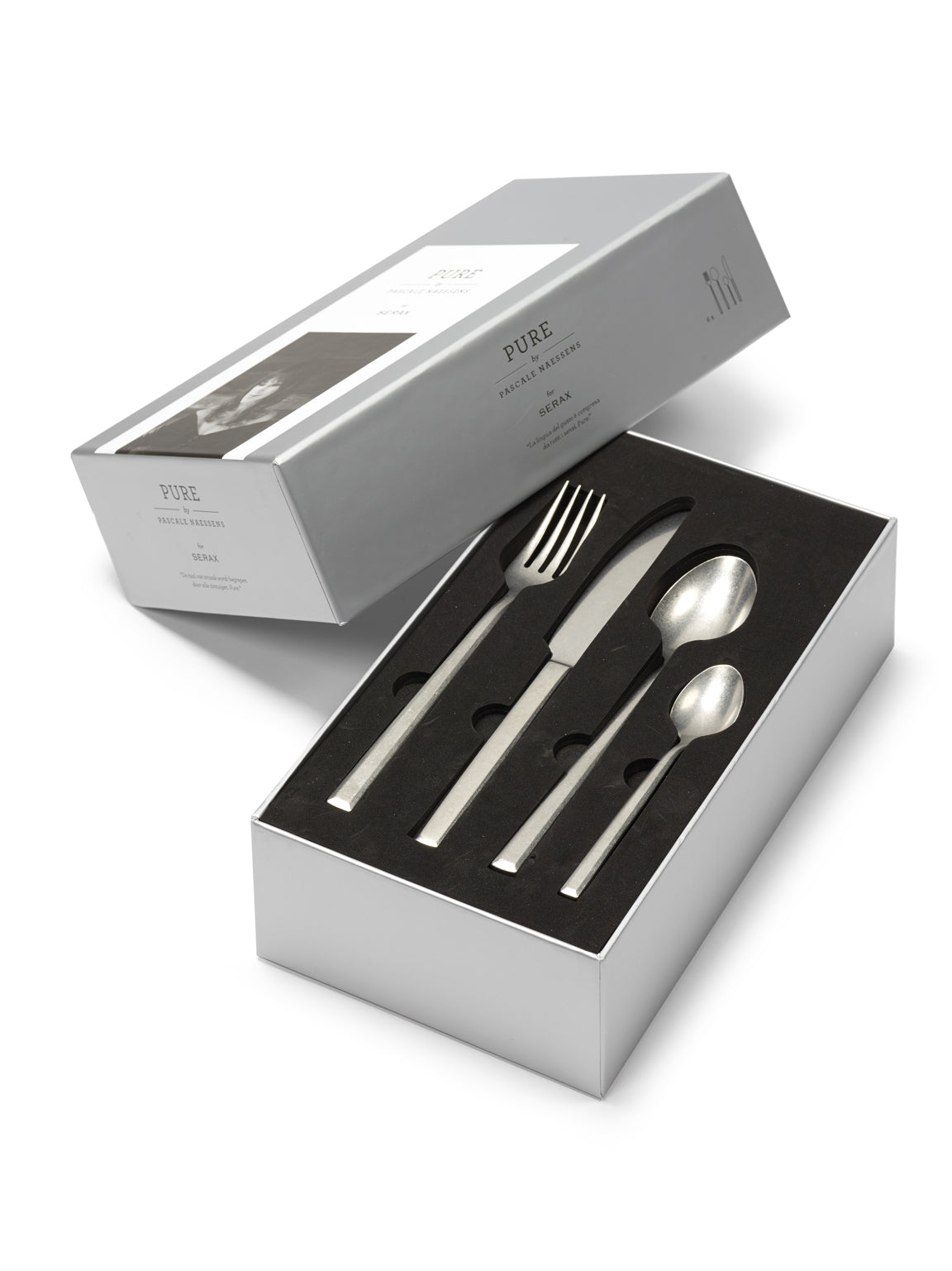PURE - cutlery set in a gift box (24 pieces)