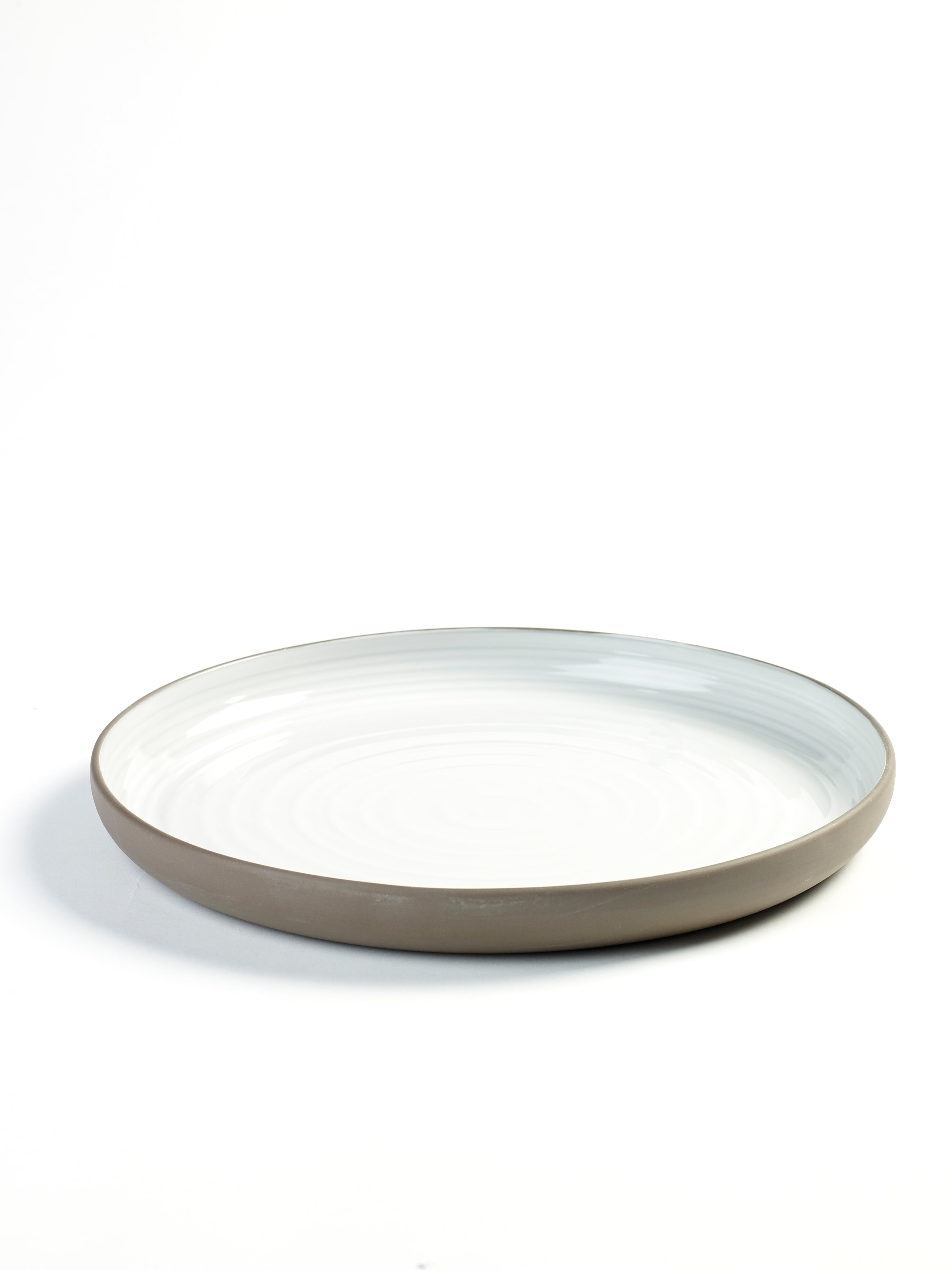 DUSK - assiette (L) blanche