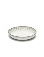 INKU - Plate with high rim (M) white